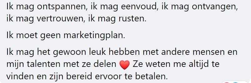 MM ontspannen