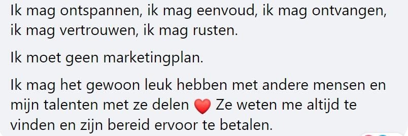 MM ontspannen